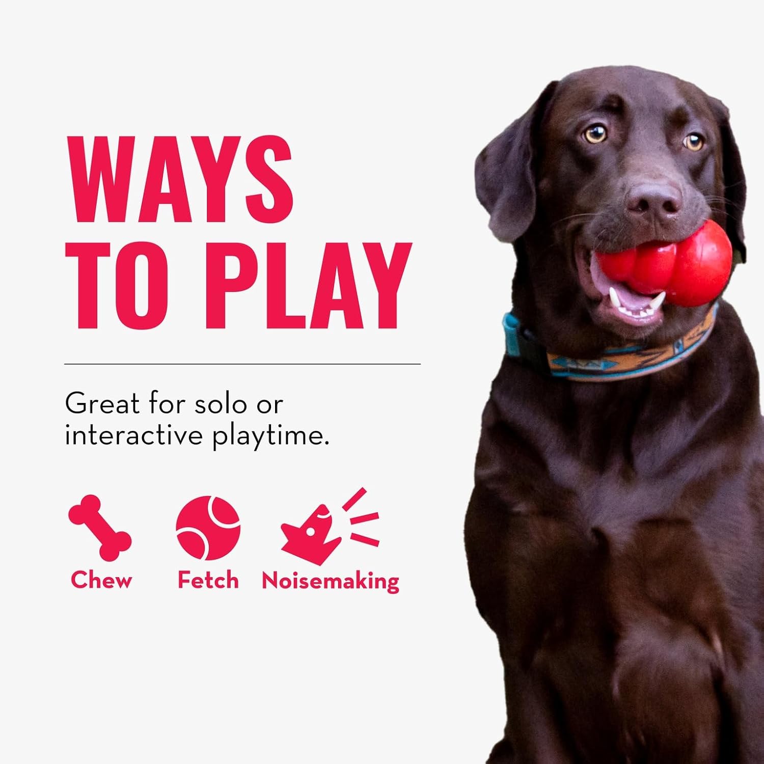 KONG Wubba - Dog Toy for Tug of War & Fetch - Dog Supplies for Puppy & Dog Playtime - Outdoor & Indoor Dog Toy - for XL Dogs - Randomly Provided Color - Image 5