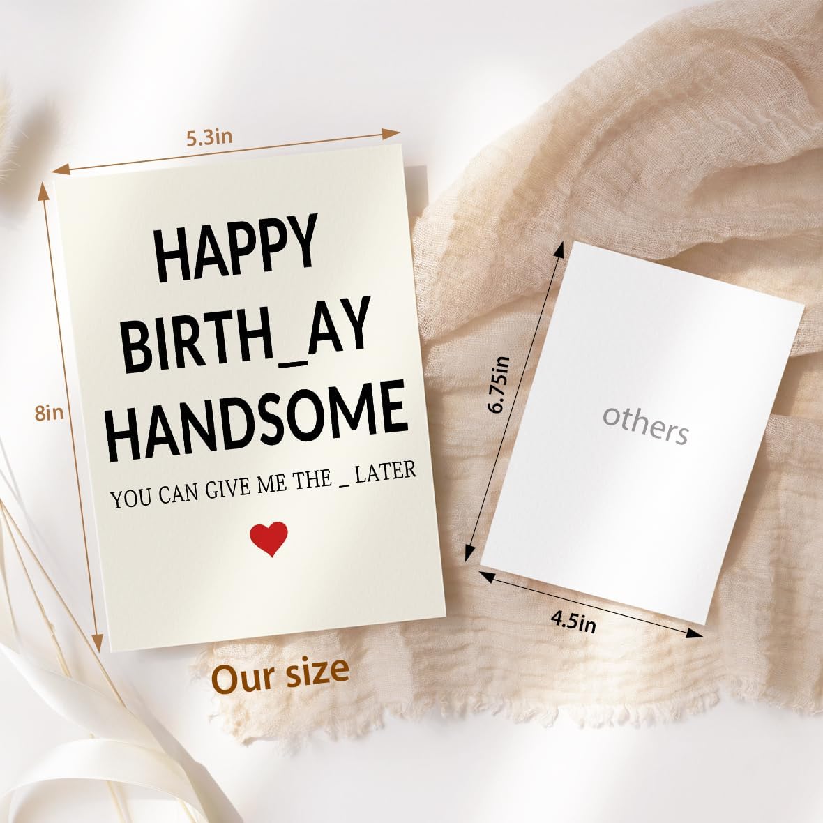 Funny Birthday Card Gifts for Men Him, Boyfriend Card Gifts for Bday, Birthday Decorations for Men, Husband Birthday Card - Image 2