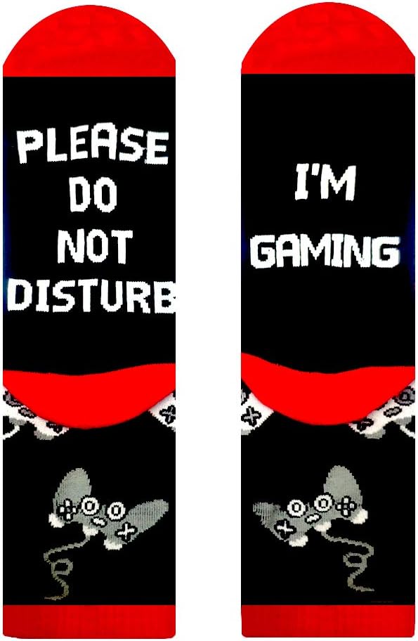 xywlwoer Novelty Gaming Socks Funny Valentines Day Gifts Stocking Stuffers for Kids Teen Boys Men Him Women Adults Grandkids - Image 2