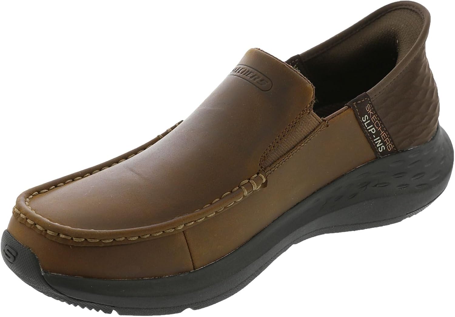 Skechers Men's USA Parson - Oswin Moc Toe Leather Slip-Ins - Image 5