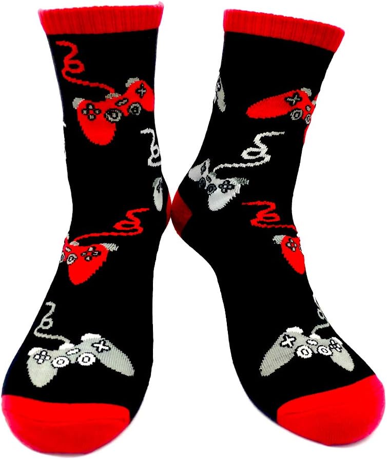 xywlwoer Novelty Gaming Socks Funny Valentines Day Gifts Stocking Stuffers for Kids Teen Boys Men Him Women Adults Grandkids - Image 5