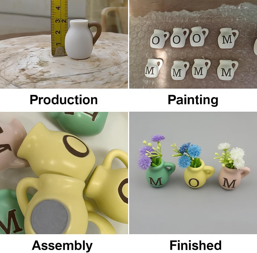 Mini Vase Magnets for Fridge - Christmas Mom Gifts from Daughter, Unique Birthday Gifts for Mom from Son, - Image 5