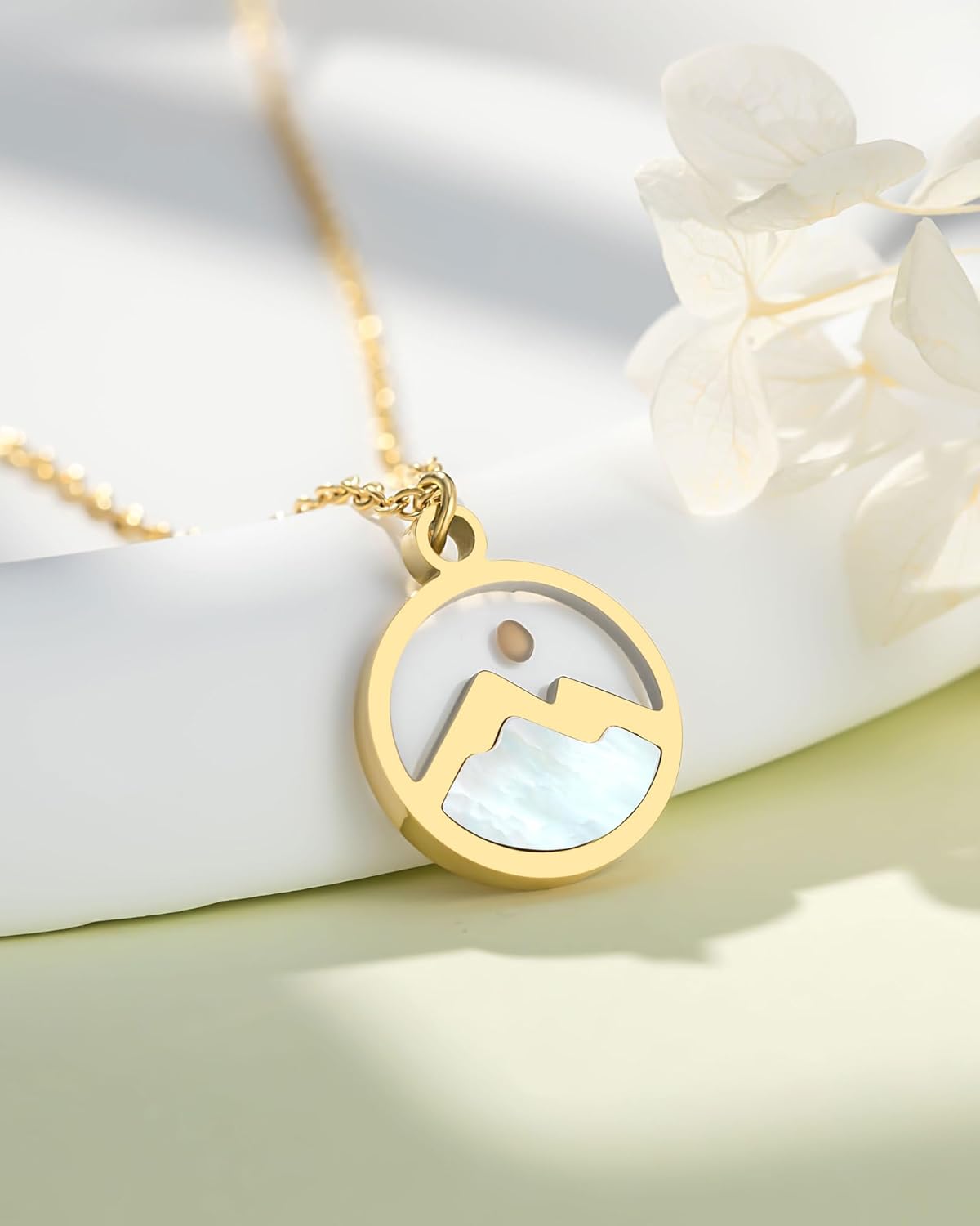 Eryuor Silver/Gold Moving Mountains Mustard Seed Faith Necklace, Inspirational Christian Gifts for Teen Girls & Women - Image 3