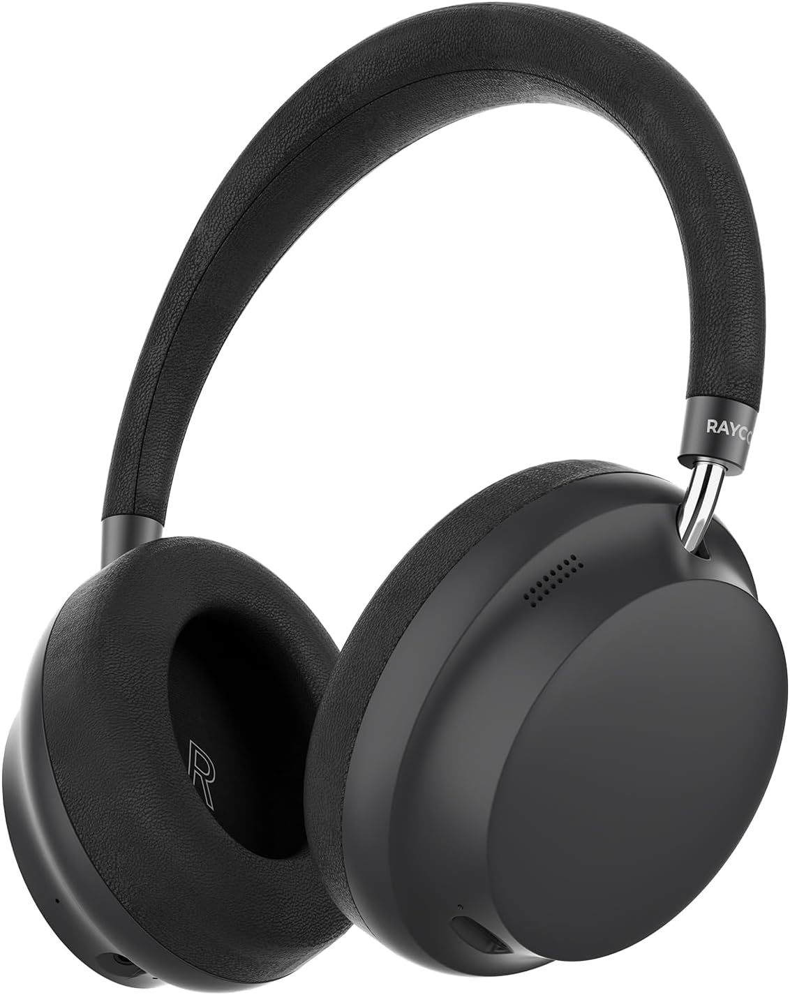 Raycon Essential Bluetooth Headphones - Over The Ear, Active Noise Cancelling Wireless Headphones + Awareness Mode, Bluetooth Headset with Mic, 50 Hours of Battery Life (Black)