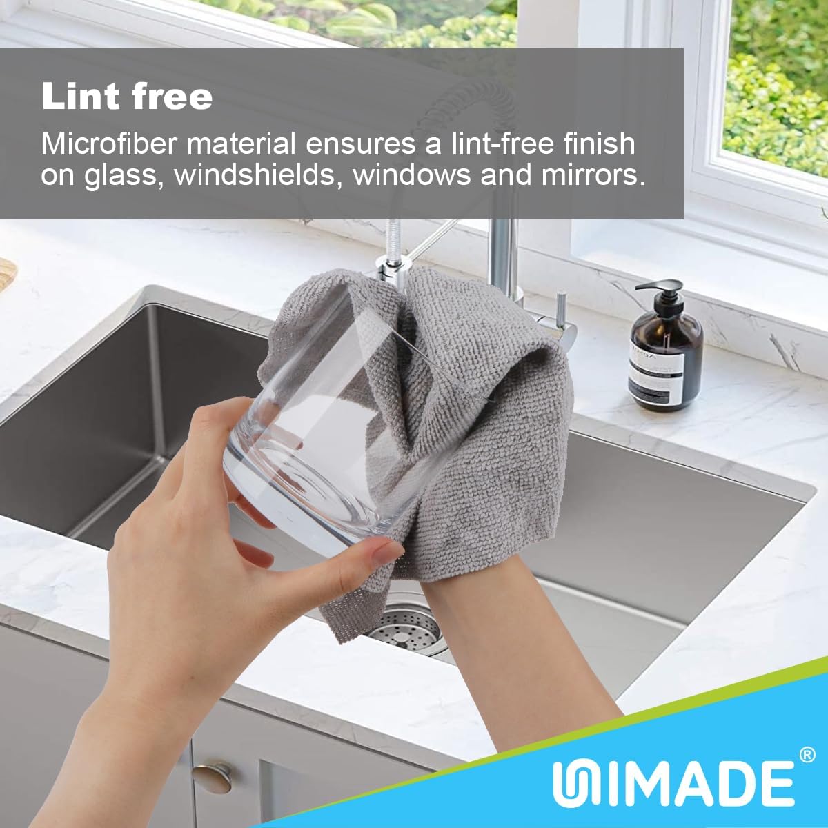 Microfiber Cleaning Cloth, 150 Pack Reusable Paper Towels Microfiber Towels for Cars Lint Free Washable Tissues Shop Rags with Dispenser Box for Home Kitchen Automotive, 11"x 9", Multicolor - Image 5