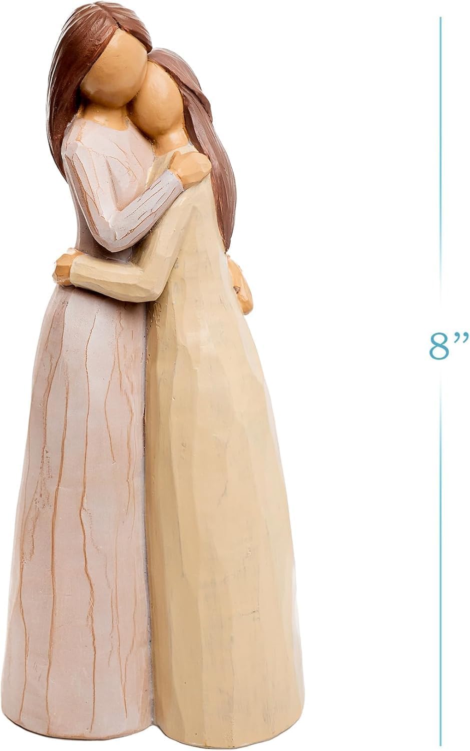 UNO MAS UNO Gift for Mom from Daughter – Personalized Sculpted Hand-Painted Figurine for Mother’s Day, Wedding, Birthday, Christmas & Valentine’s Day - Image 3