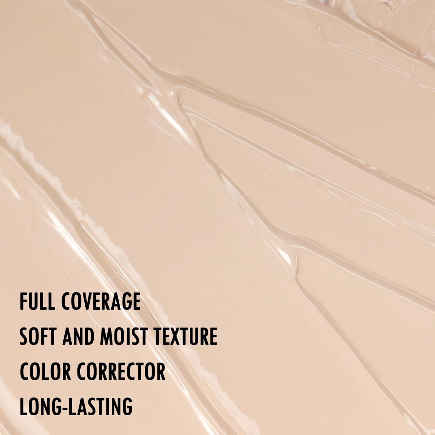 Liquid Concealer, Under Eye Full Coverage Concealers for Dark Circles, Fine Lines, Redness,Waterproof, Firming,Color Correcting Long lasting Makeup Concealer for Women (01#Light) - Image 4