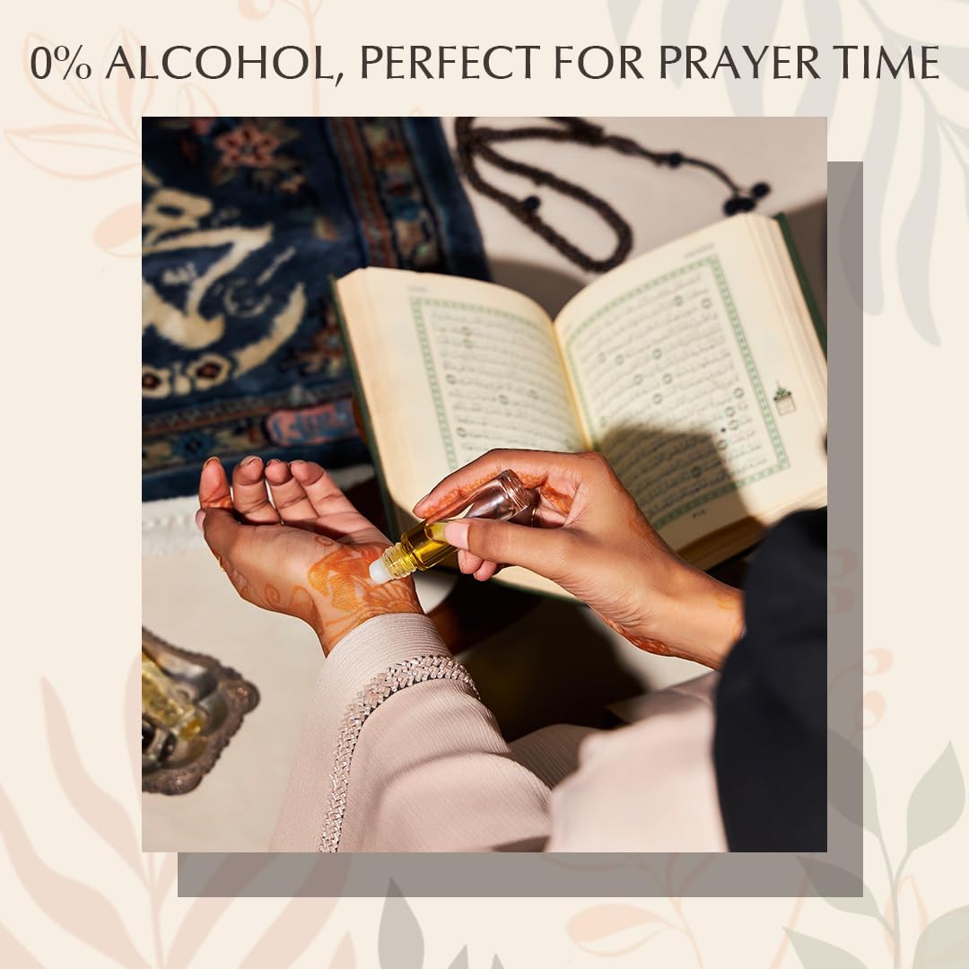 Dukhni Attar Amaani Roll-On Perfume Oil, Alcohol-Free, Arabian Attar - Image 4
