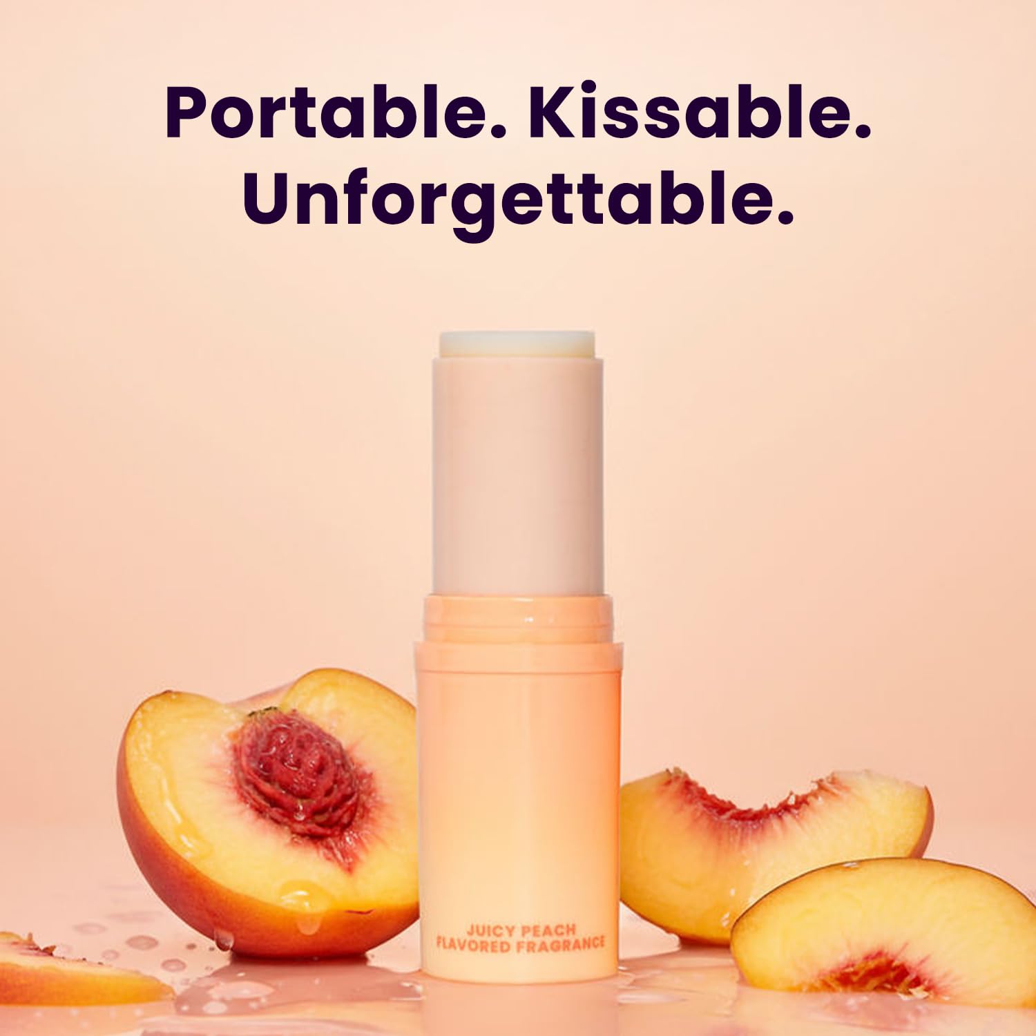SweetSpot Flavored Solid Perfume Stick, Portable Travel Perfumes for Women, Long Lasting Fragrances, Non Sticky Formula, Natural Ingredients, Fragrance Stick (Peach) - Image 7