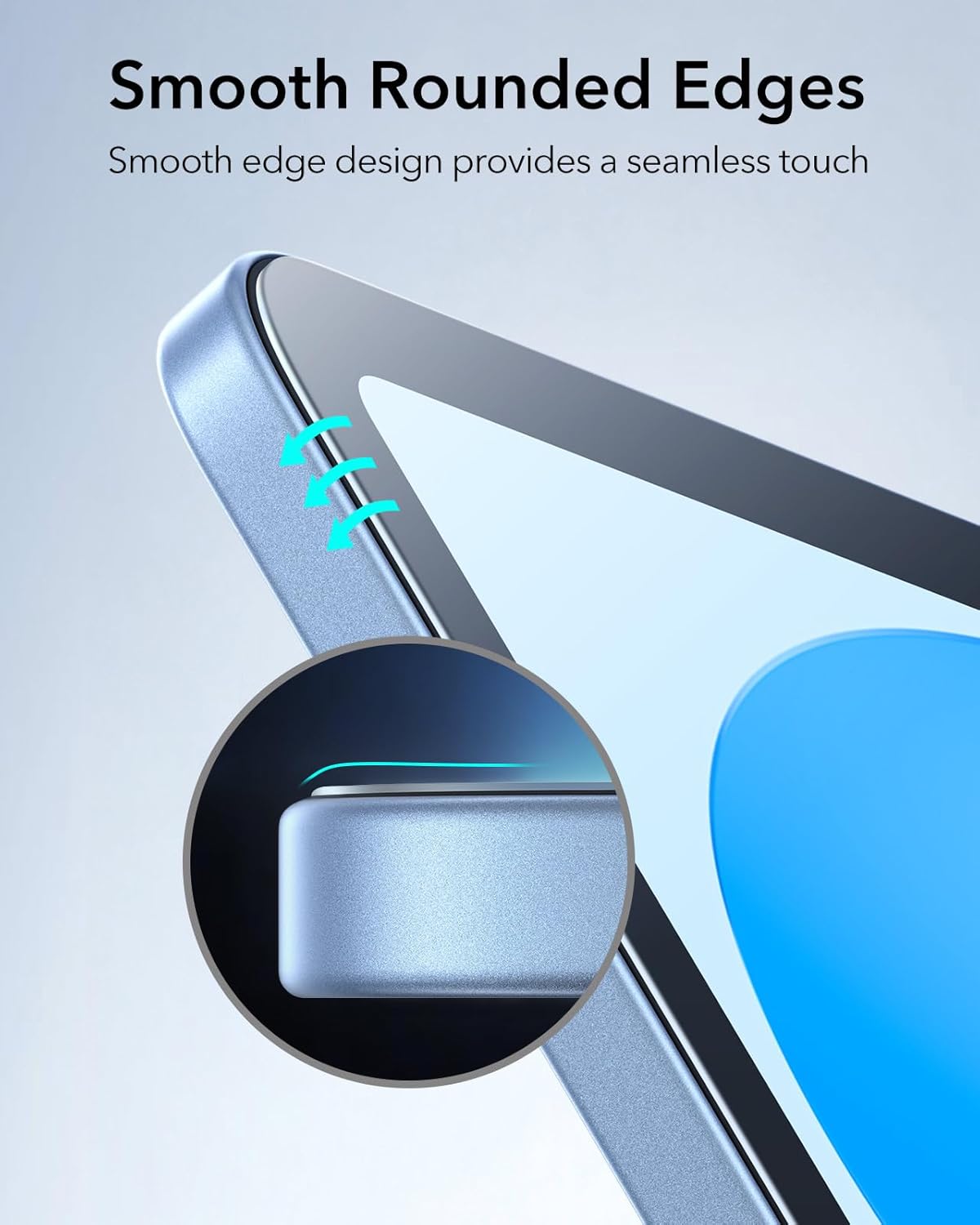 ESR 2 Pack Screen Protector for iPad A16 11th/10th Generation (11 Inch/10.9, 2025/2022), 9H Tempered Glass Film Guard with Alignment Frame, Anti-Scratch, Bubble Free, HD Clarity, Apple Pencil Support - Image 9