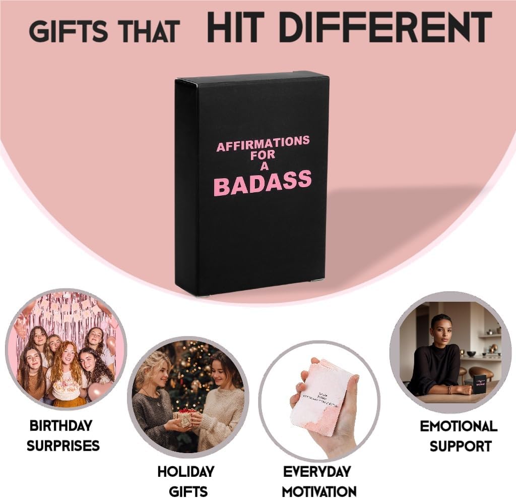shoprotik Badass Affirmation Cards - Daily Motivational and Inspirational Cards for Women - Image 4