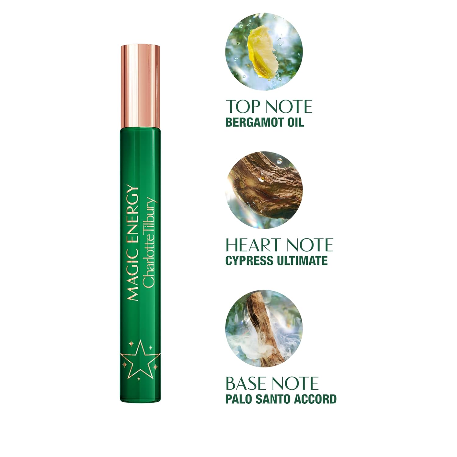 Charlotte Tilbury Magic Energy Eau De Parfum - Pheromone Enhancing Woody Perfume Enriched with Naturally-Derived Oil - Long-Lasting Scent with Notes of Bergamot, Cashmere Wood & Palo Santo - Image 2