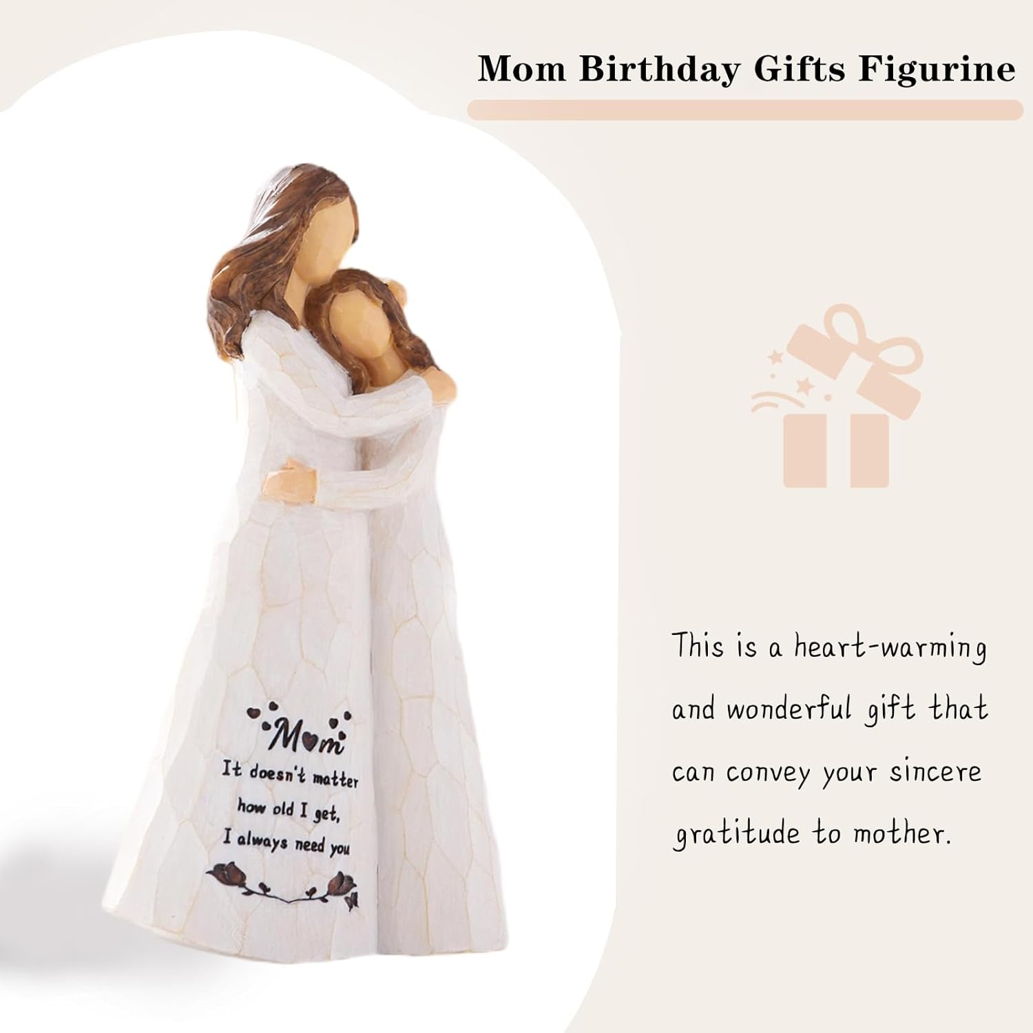 Gifts for Mom,Mom Birthday Gifts,5.5'' Figurine Gift for Mother from Daughter,Meaningful Gift for Mama on Birthday,Mothers Day,Valentines Day,Christmas - Image 5