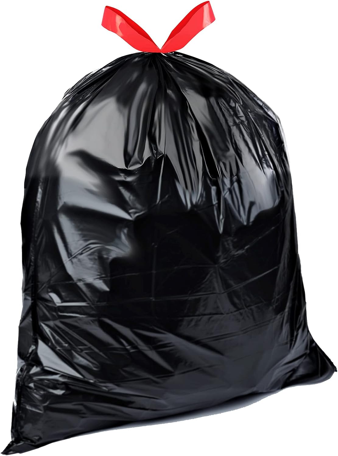 Amazon Basics Multipurpose Drawstring Trash Bags, 30 Gallon Capacity, Tear Resistant, 50 Count (Previously Solimo) - Image 2