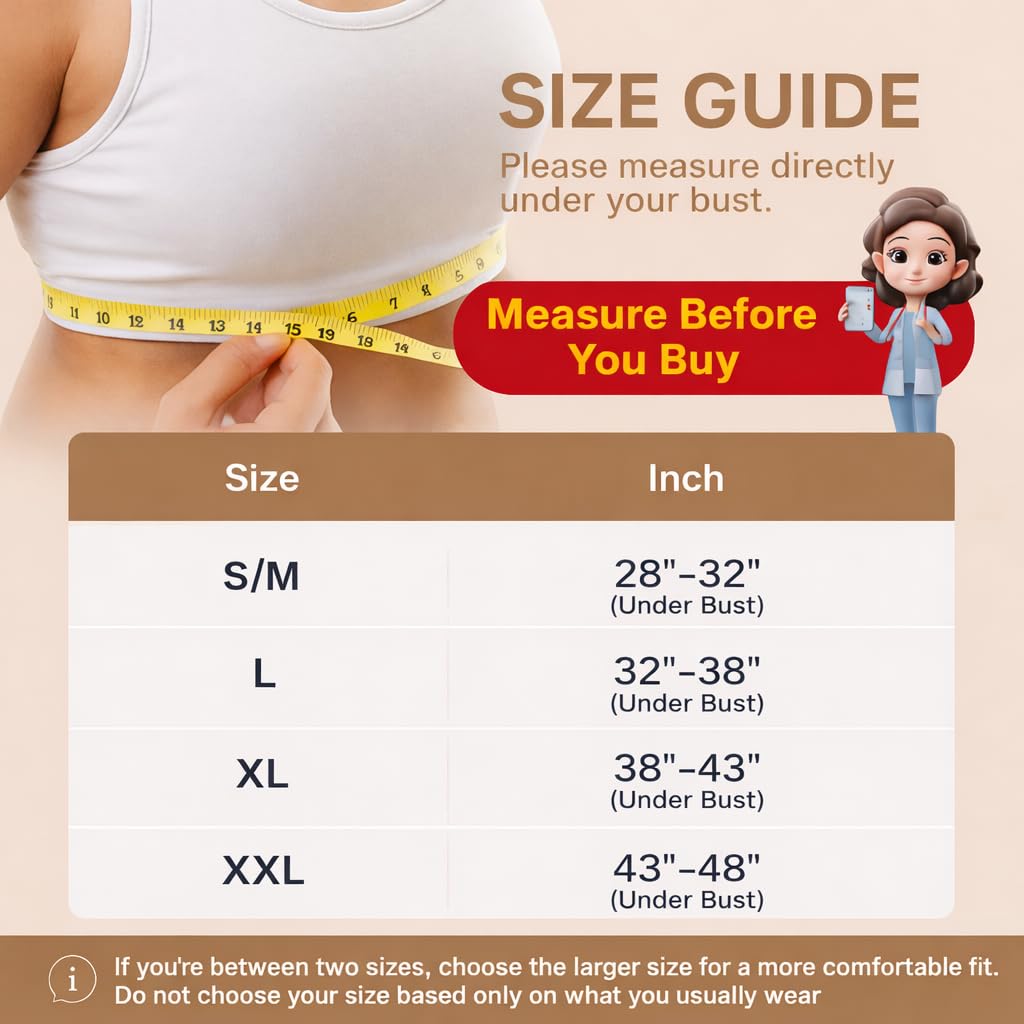 Fit Geno Posture Corrector for Women Invisilite: Invisible Lightweight Back Brace for Neck Shoulder & Upper Back Pain Relief - Improve Posture Correct Hunchback Slouching Under Clothes Large - Image 5