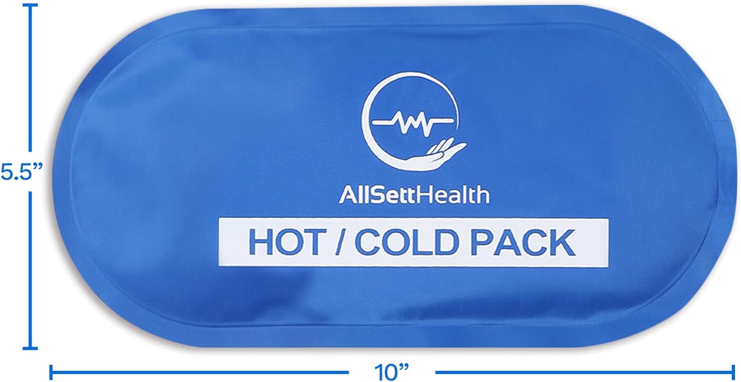 Ice Packs for Injuries Reusable for Swelling & Pain Relief – Soft Gel Ice Packs Reusable, Cold Packs for Injuries, Soft Ice Packs for Sprains, Bruises & Recovery, 10.5 x 5 Inch (4 Pack) - Image 5