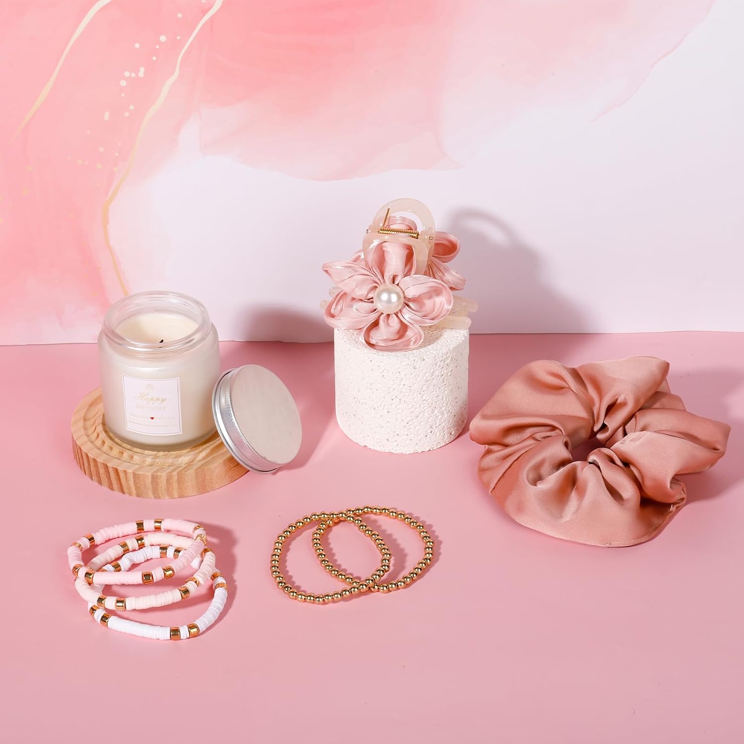 Birthday Gifts for Women Friendship, Teen Girls, Girls, Unique Cute Birthday Gift Box For Girl, Her, Sister, Daughter, Friends, Ideas Cute Daisy Aesthetic Glass Cups Gifts Set - Image 4