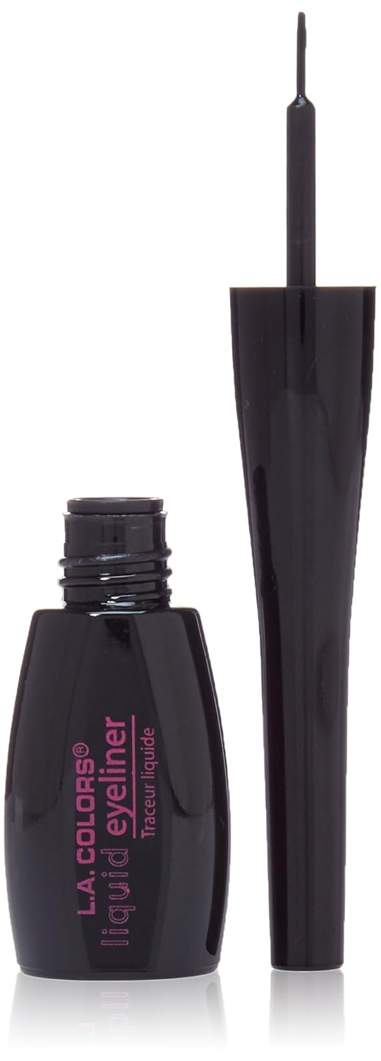 L.A. COLORS Thin Tip Liquid Liner (carded), Black CBLE326