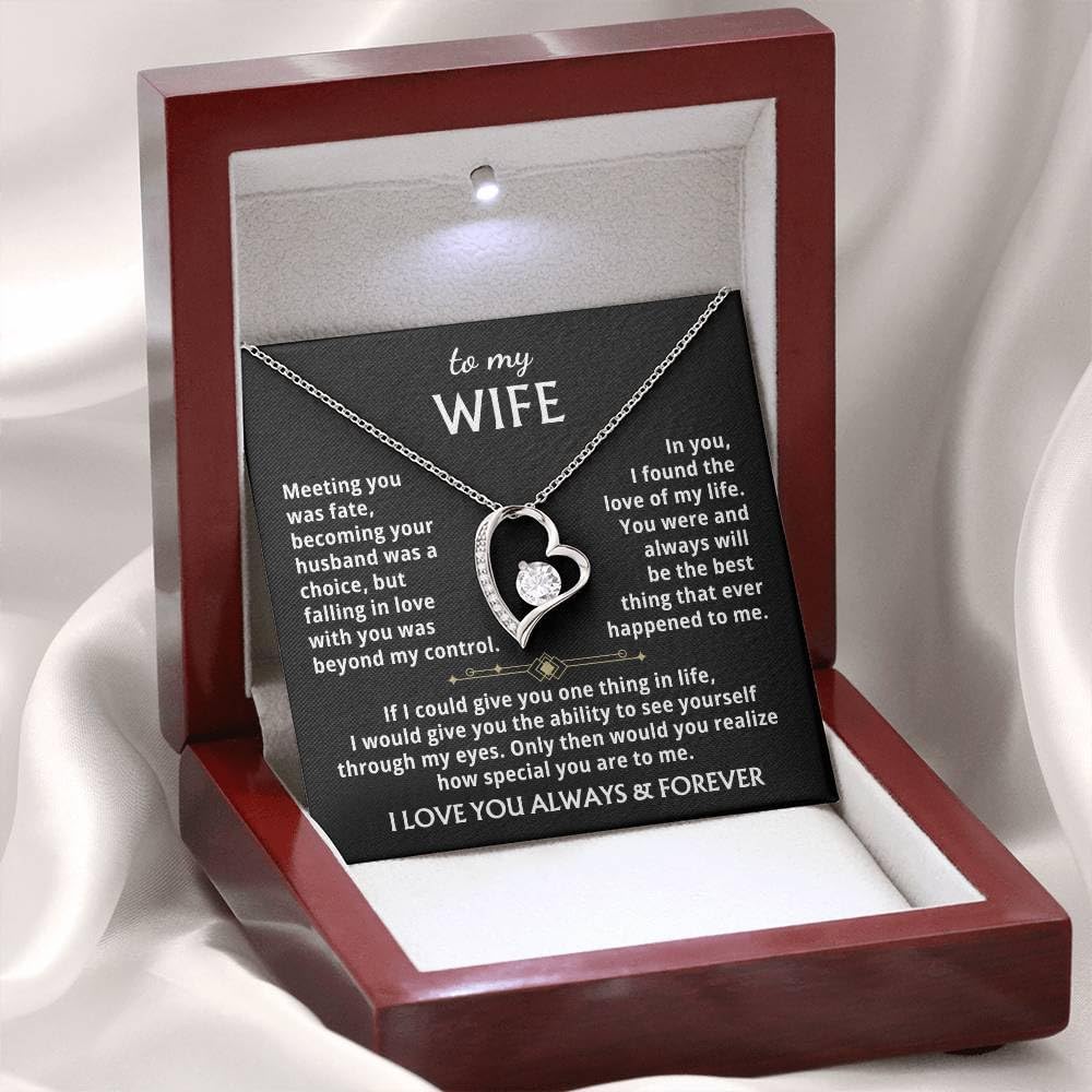 Jewelry To My Wife - The Best Thing That Ever Happened To Me, Forever Love Necklace, Gift for Her, Romantic Christmas Birthday Valentine Gift - Image 3