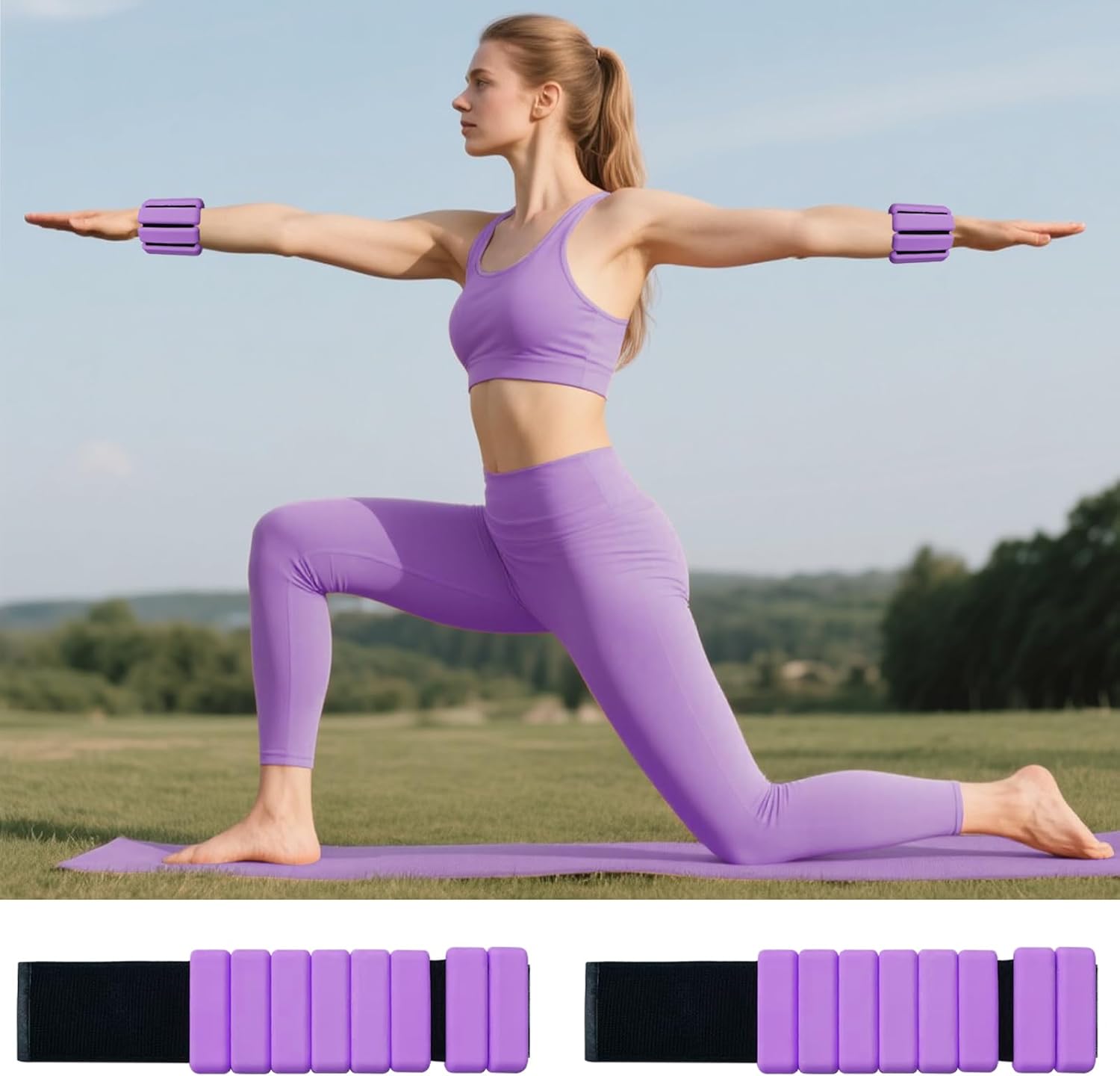 Pilates Kit for Home Workouts – Pilates Equipment Set with Ring, Ball, Resistance Bands, Pilates Accessories, Pilates Essentials Kit for Women, Pilates Sets for Home Exercise - Image 6