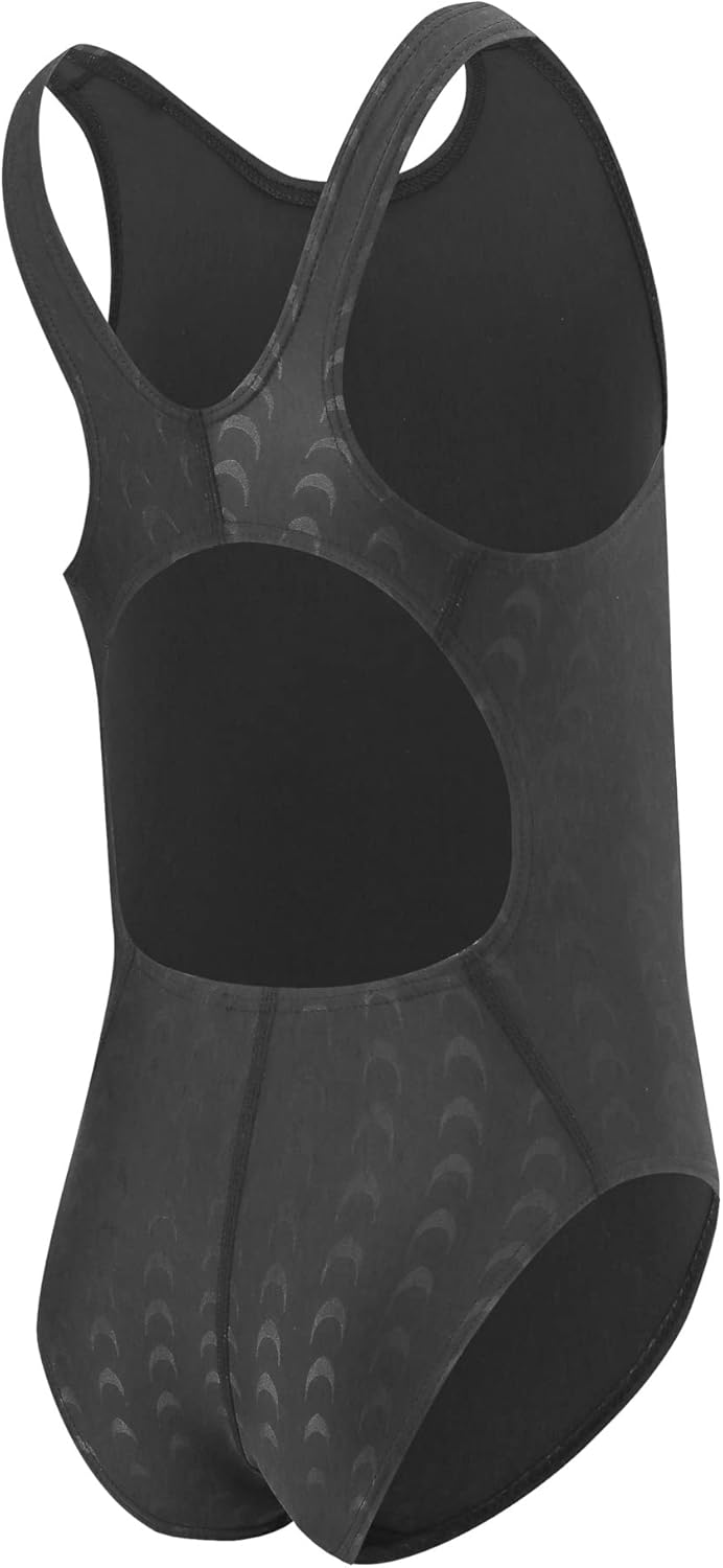 J.E Sterguard Girls' One Piece Swimsuit A Pack of 2 Girls Bathing Suits, Competition Girl Swimsuits Size 6-16 Years
