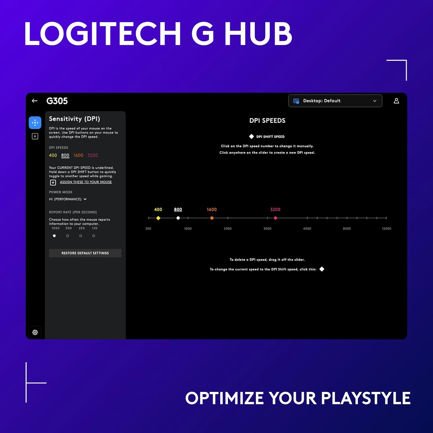 Logitech G305 Lightspeed Wireless Gaming Mouse, Hero Sensor, 12,000 DPI, Lightweight, 6 Programmable Buttons, 250h Battery, On-Board Memory, Compatible with PC, Mac - Lilac - Image 5