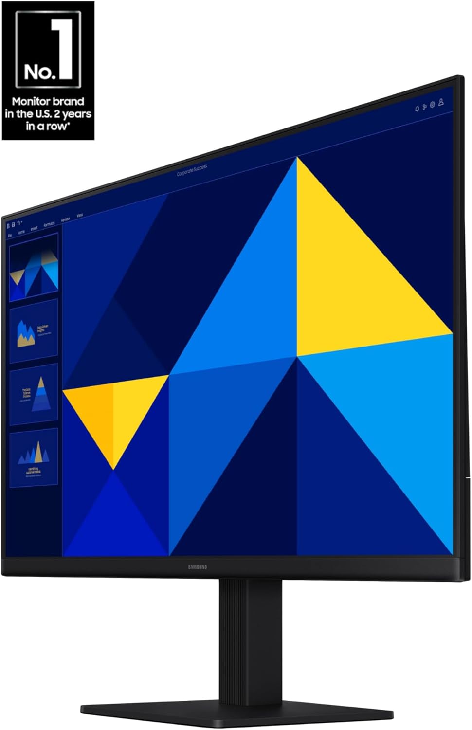 Samsung 24" (S30GD) Essential Monitor with IPS Panel and Tilt Only Stand, 100Hz Refresh Rate, Ergonomic Design, Advanced Eye Care, Game Mode, LS24D304GANXZA - Image 2
