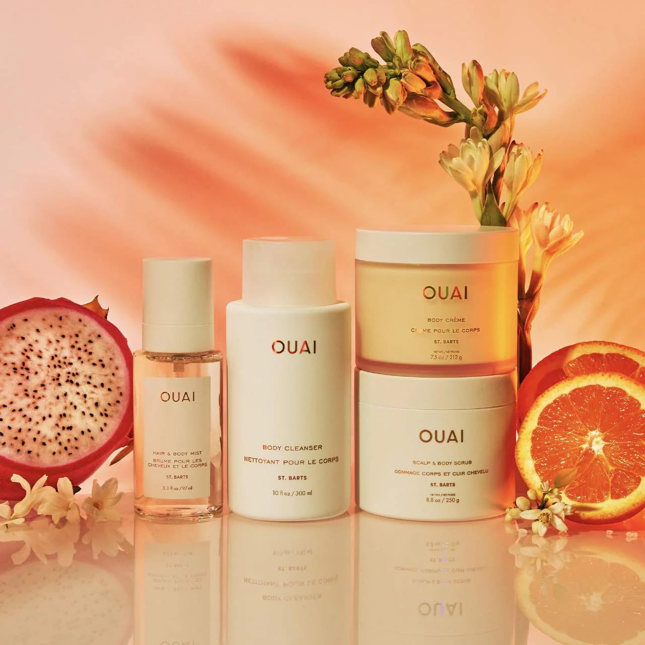 OUAI St. Barts Hair and Body Mist - Tropical-Scented Hair Perfume and Body Spray - Notes of Dragonfruit, Orange Blossom, Tuberose & Musk (3.3 Fl Oz) - Image 4