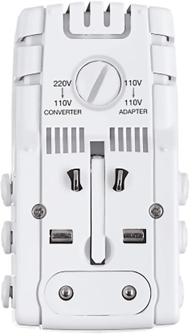 Conair Voltage Converter and Universal Travel Adapter, European Travel Plug Adapter, Univerasal Adapter Plug Converter for Travel, 1 Piece Set - Image 3