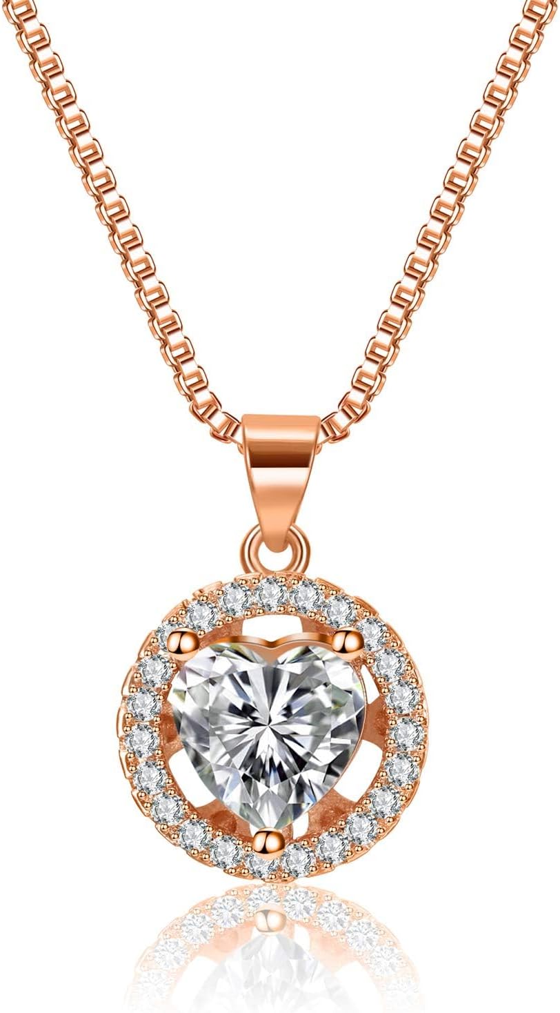 Gifts for Women Jewelry Sets, 4 Pieces Rose Gold Women's Watch Necklace Earring Bracelet Birthday Gifts for Women's Jewelry Sets for Women Gift for Wife Girlfriend Her Birthday Gift for Mom Mother - Image 4