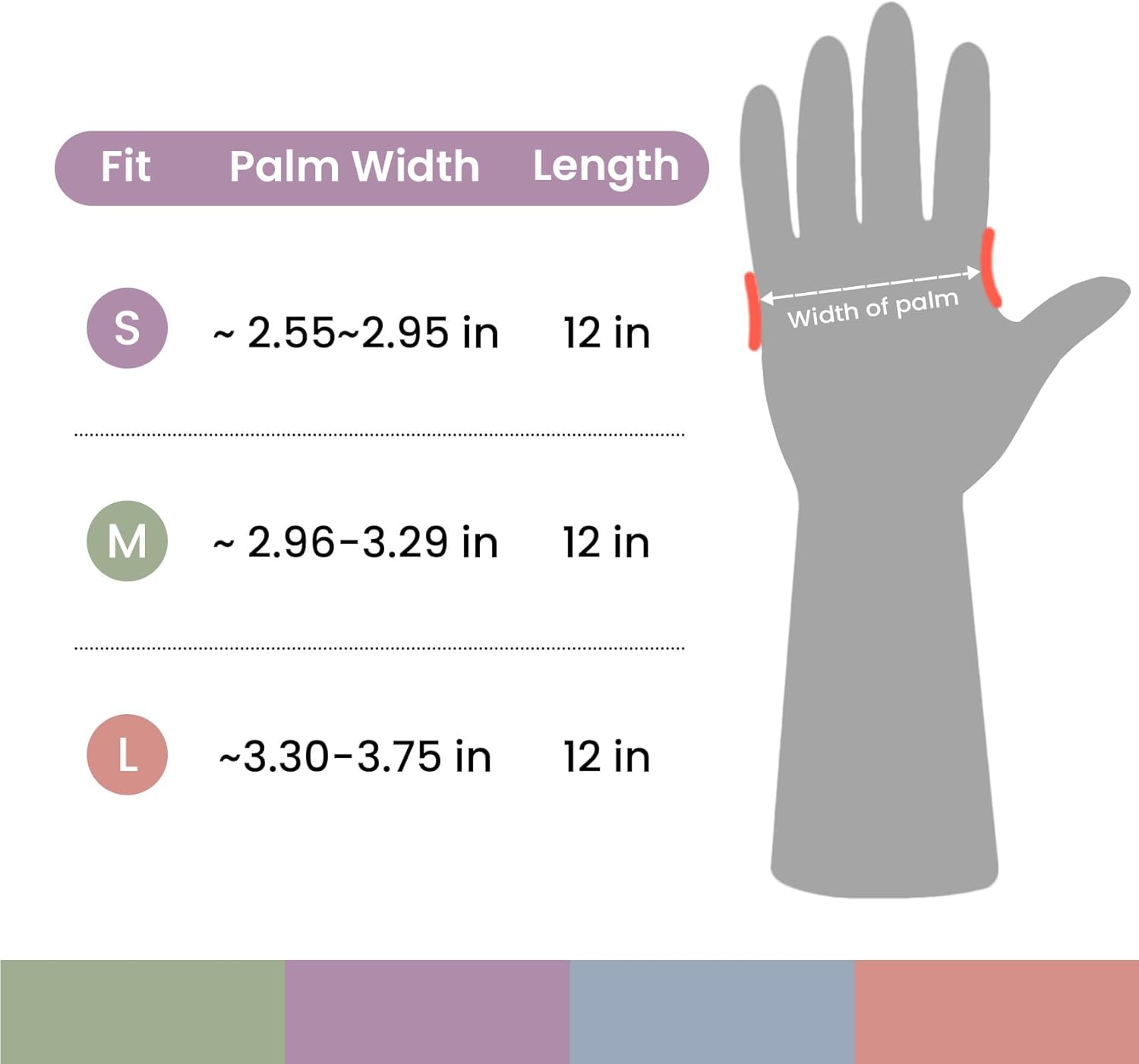 Rubber Cleaning Gloves for Dishwashing, 4 Pairs Reusable Kitchen Gloves for Washing Dishes and Household Cleaning, Colorful Dish Gloves with Flocked Lining and Non-Slip Grip, Pefect for Woman Men - M - Image 7