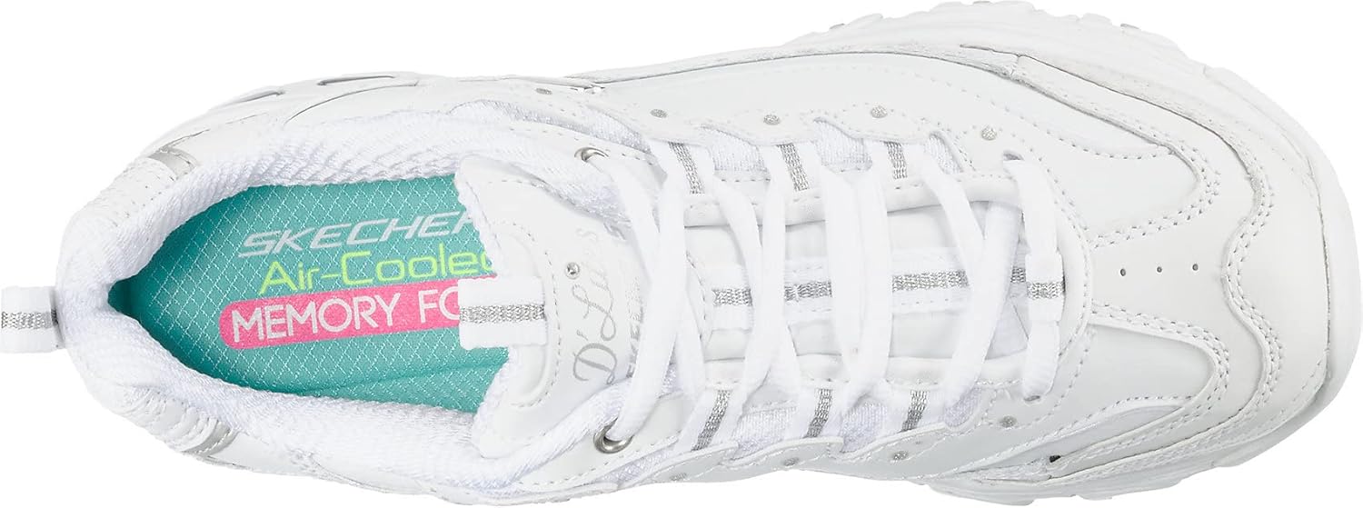 Skechers Women's D'Lites Fresh Start Memory Foam Lace-up Sneaker - Image 8