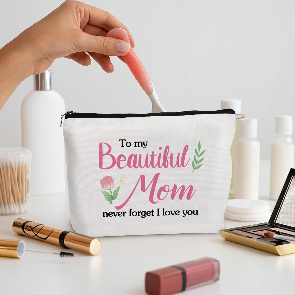 Mothers Day Gifts for Mom Christmas Stocking Stuffers Birthday Valentines Day Easter Womens Day Thanksgiving Halloween Retirement Thank You Sentimental Makeup Bag I Love You Gifts Ideas for Mom - Image 4