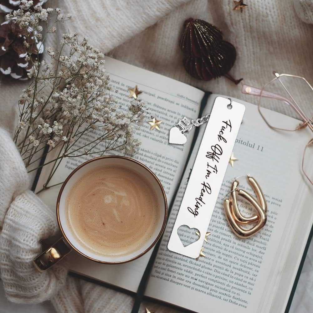 Funny Bookmark Gift for Women, Daughter, Son, Family, Writers, Book Lovers, Cute Bookmark for Women, Men, Christmas Stocking Stuffers Ideas for Teens, Boys, Girls, Kids, Friends, Teachers,WB83 - Image 3