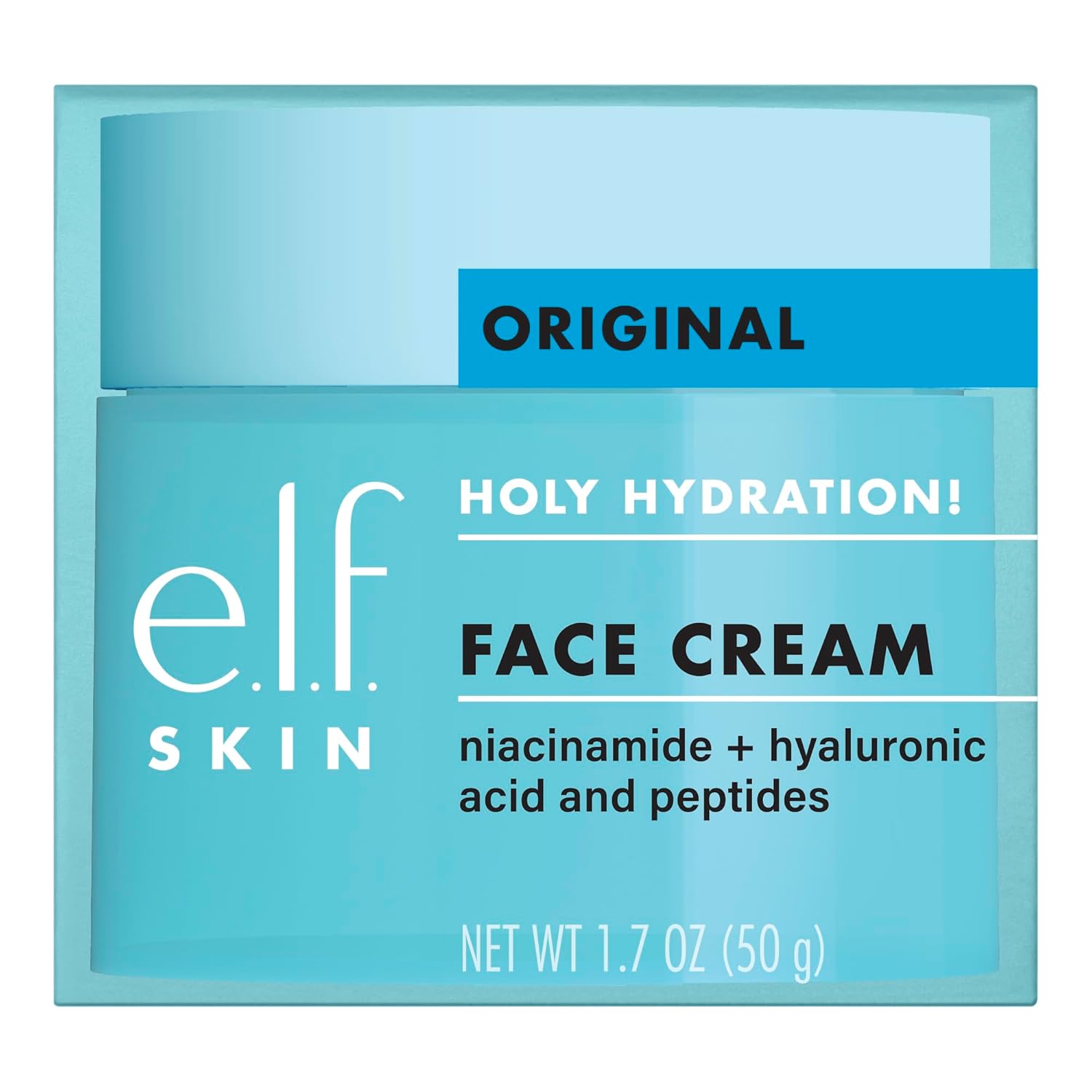e.l.f. SKIN Holy Hydration! Face Cream, Moisturizer For Nourishing & Plumping Skin, Infused With Hyaluronic Acid, Vegan & Cruelty-Free, 1.7 Oz - Image 6