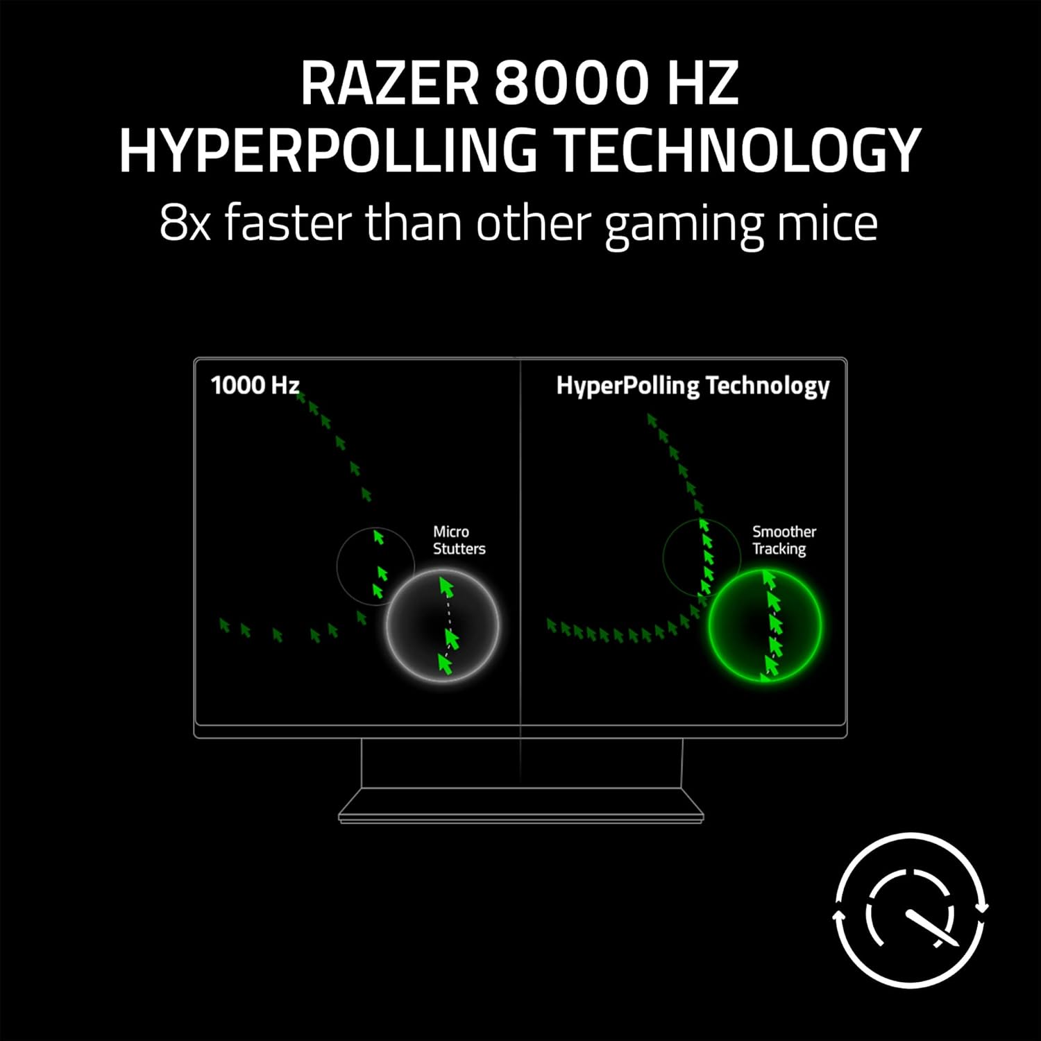 Razer DeathAdder V3 Wired Gaming Mouse: 59 g Ultra Lightweight - Focus Pro 30K Optical Sensor - Fast Switches Gen-3-8K Hz HyperPolling - 6 Programmable Buttons - Ergonomic - Speedflex Cable - Black - Image 6