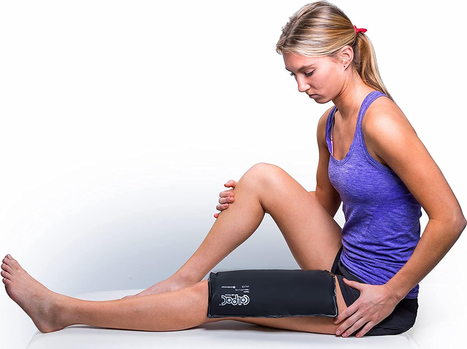 Chattanooga ColPac - Reusable Gel Ice Pack - Black Polyurethane - Standard - 10 in x 13.5 in - Cold Therapy - Knee, Arm, Elbow, Shoulder, Back - Aches, Swelling, Bruises, Sprains, Inflammation - Image 3