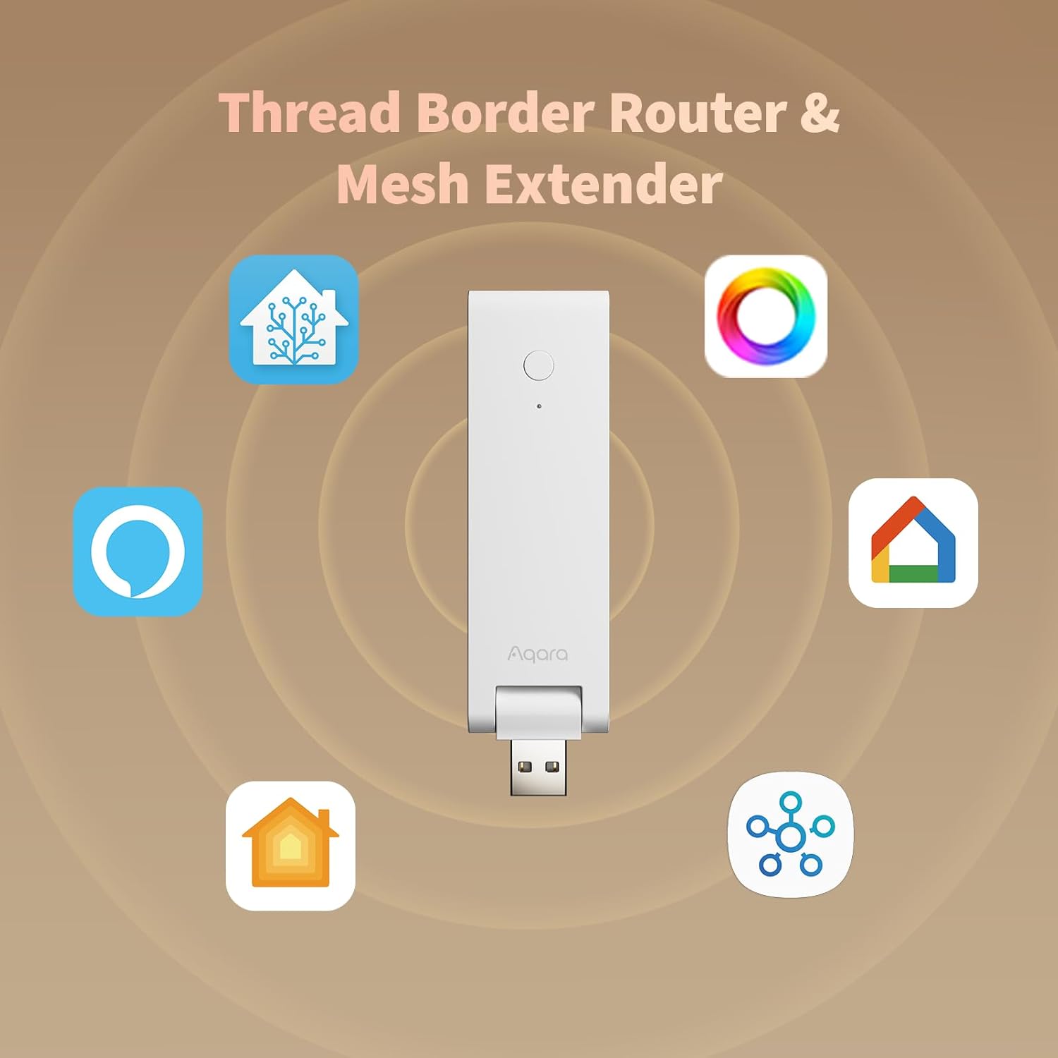 Aqara Smart Hub M100 for Home Automation, Matter Controller, Thread Border Router, Features Aqara Zigbee (Not Third-Party), Wi-Fi, Supports Apple HomeKit, Amazon Alexa, IFTTT, Home Assistant - Image 3