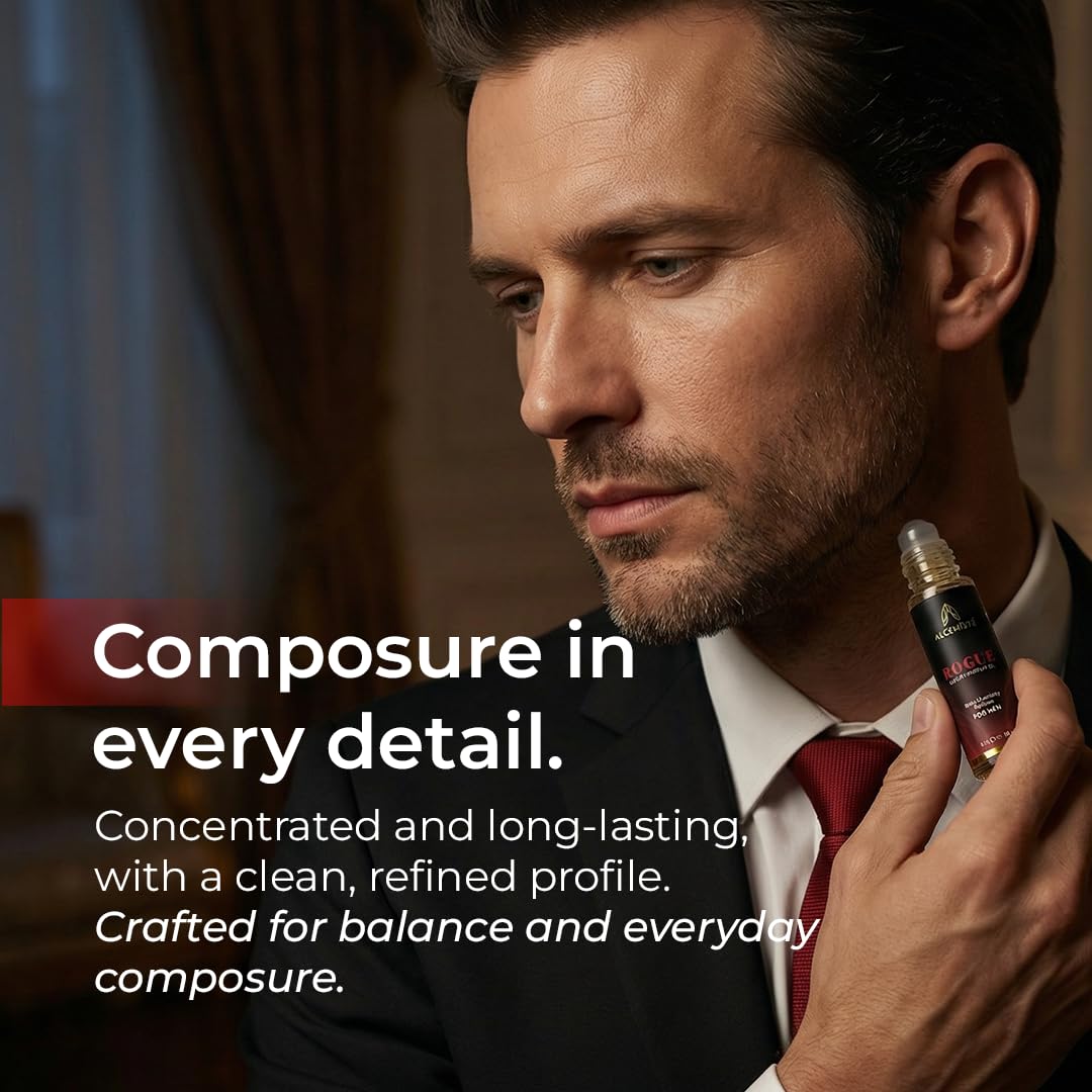 Rouge Pheromones Cologne for Men – Concentrated Pheromones Perfume For Men - Body Chemistry Fragrance For Him - Bold, Raw, Refined Scent - Travel Size, Rollerball Formula - 0.34 oz (10 mL) - Image 6