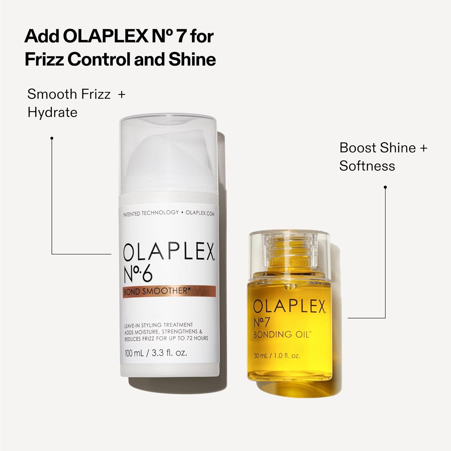 Olaplex Nº. 6 Bond Smoother: Leave-In Styling Treatment | Smooths, Conditions, & Strengthens | Frizz Control for Up to 72 Hours | For Coily, Curly, Straight, and Wavy, 100 mL / 3.3 Fl Oz - Image 8
