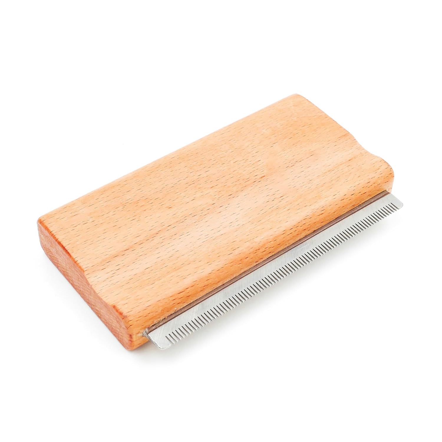 Deshedding Dog Brush with Wood Handle, Grooming Brush for Pets,Cat, Short Hair Dog Undercoat Brush, Deshedder Shedding Tool - Image 6