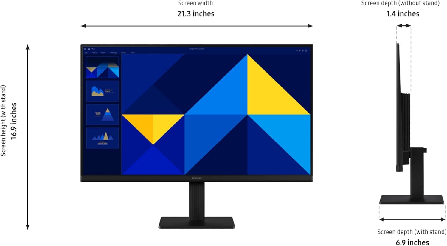 Samsung 24" (S30GD) Essential Monitor with IPS Panel and Tilt Only Stand, 100Hz Refresh Rate, Ergonomic Design, Advanced Eye Care, Game Mode, LS24D304GANXZA - Image 7