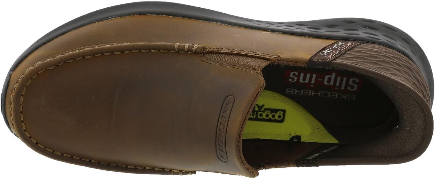 Skechers Men's USA Parson - Oswin Moc Toe Leather Slip-Ins - Image 3