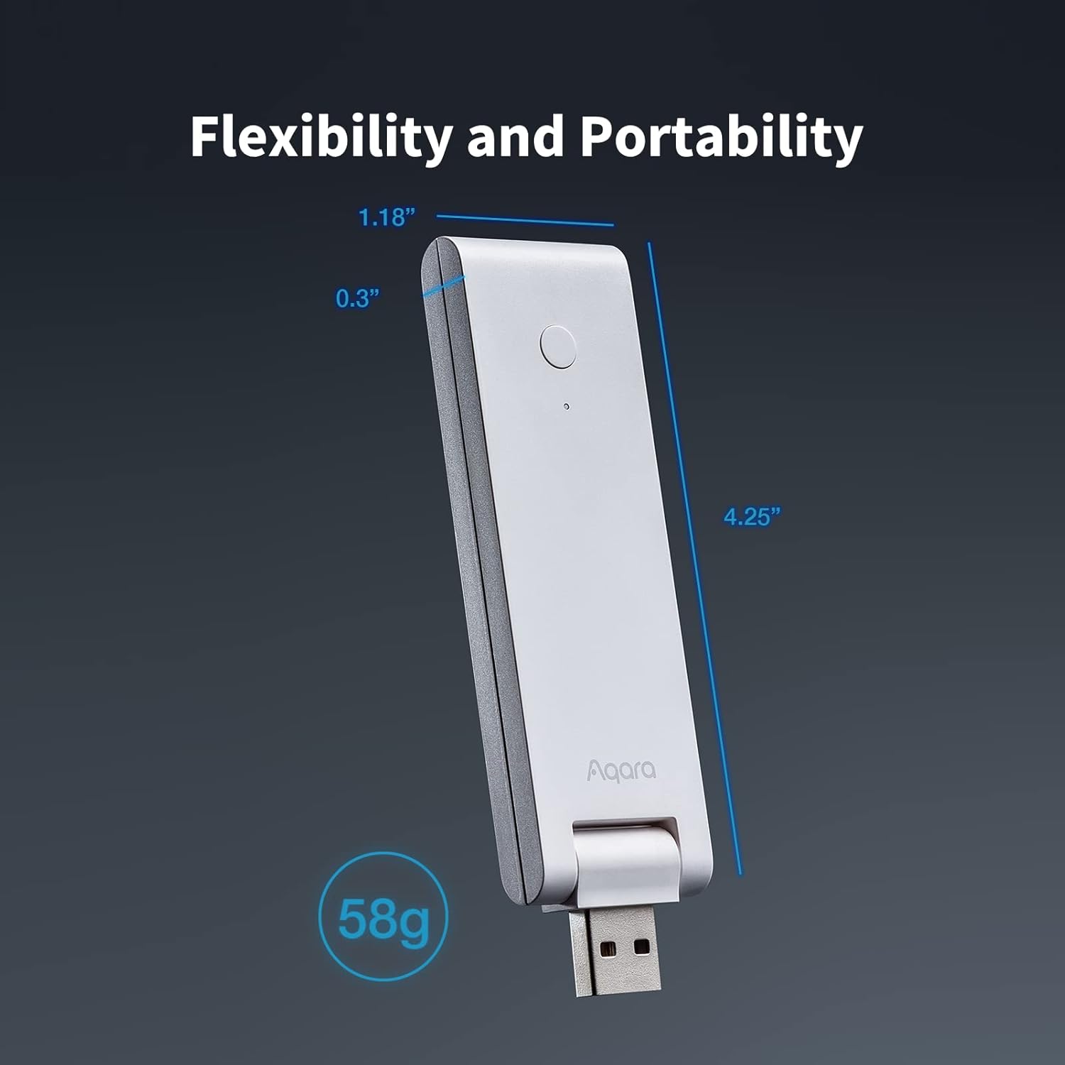 Aqara Smart Hub E1 for Home Automation, 2.4 GHz Wi-Fi Required, Features Aqara Zigbee (Not Third-Party), Powered by USB-A, Small Size, Supports HomeKit, Alexa, Google Assistant, IFTTT - Image 2