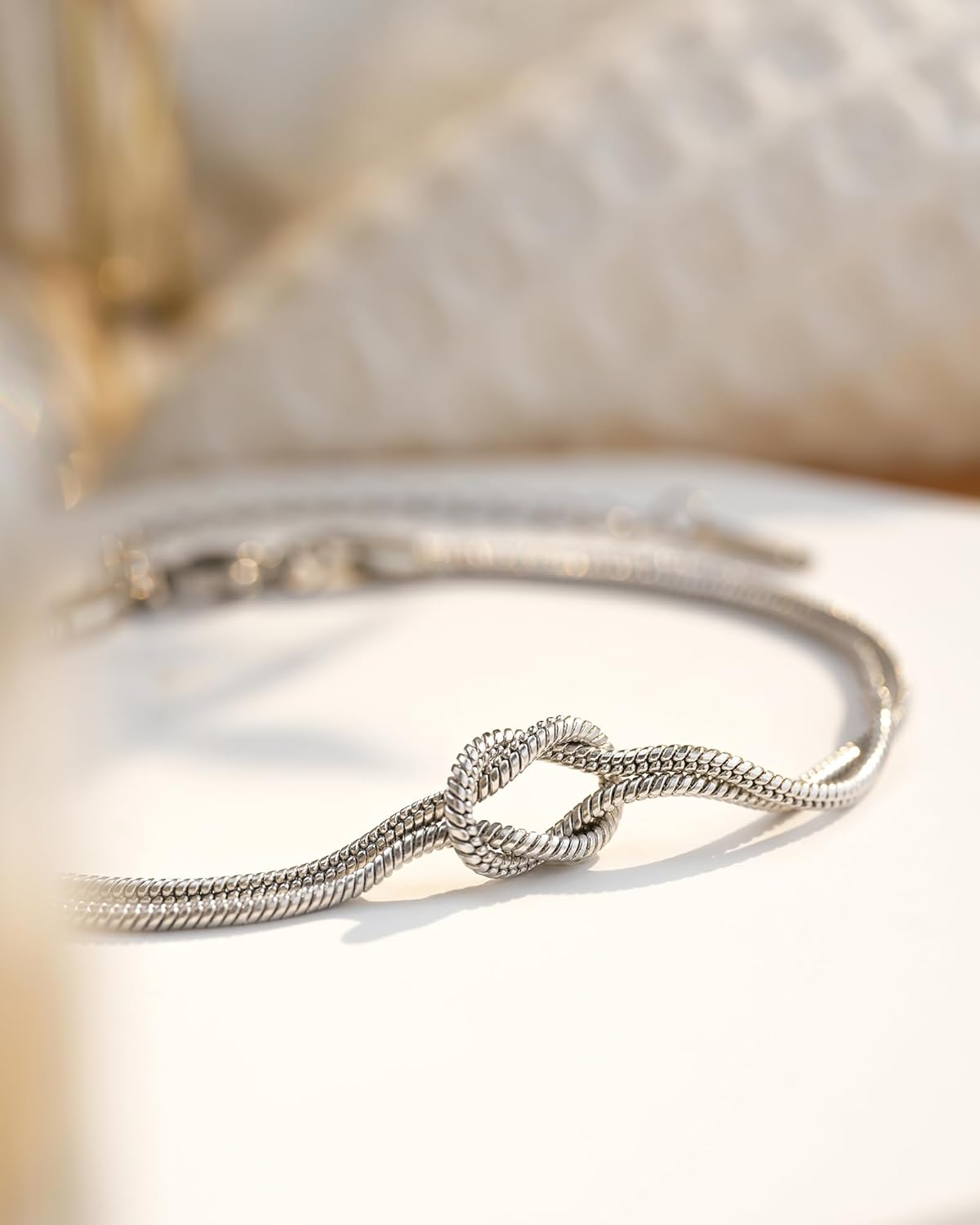Tarsus Love Knot Friendship Bracelets, Best Friend Mothers Day Birthday Galentines Valentines Christmas Jewelry Friendship Gifts for Women Bff Bestie - Image 4