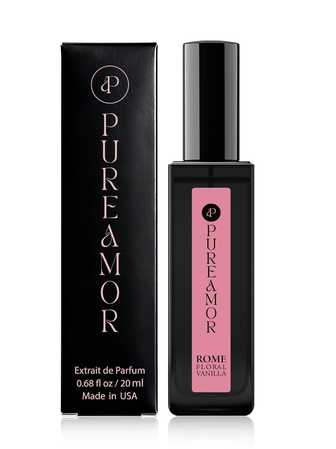 PUREAMOR ROMAN Blossom Vanilla Perfume for Women, Cozy Floral Jasmine & Sweet Vanilla Fragrance, Long Lasting Extrait de Parfum, Advanced Fragrance Travel Size 0.7 oz/20ml Perfume Spray - Image 9