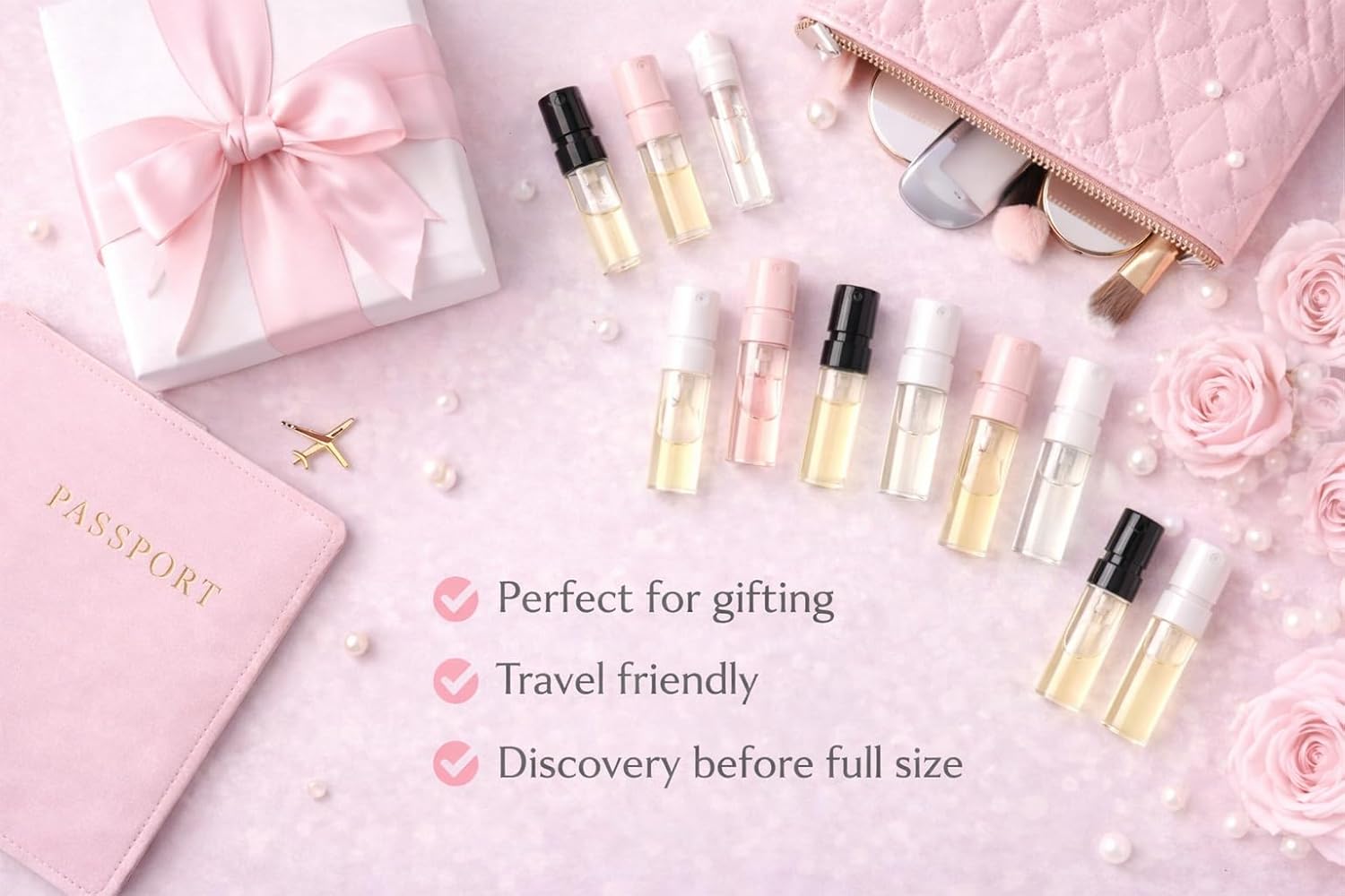 Women’s Designer Perfume Discovery Set – 10-Piece Assorted Fragrance Mini Vial Sampler Kit for Travel, Testing & Gift Ideas - Image 9