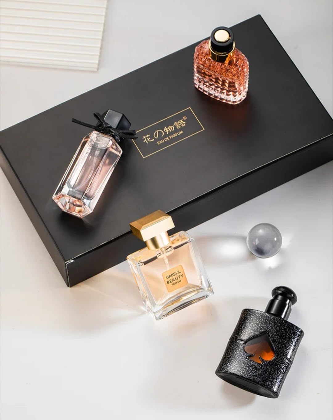 Flower Stories Women's Perfume Set: 4 floral and fruity fragrances in a gift box, 105ml total (3.5oz). Perfect for gifting or personal use, elegant and timeless scents for any occasions - Image 2