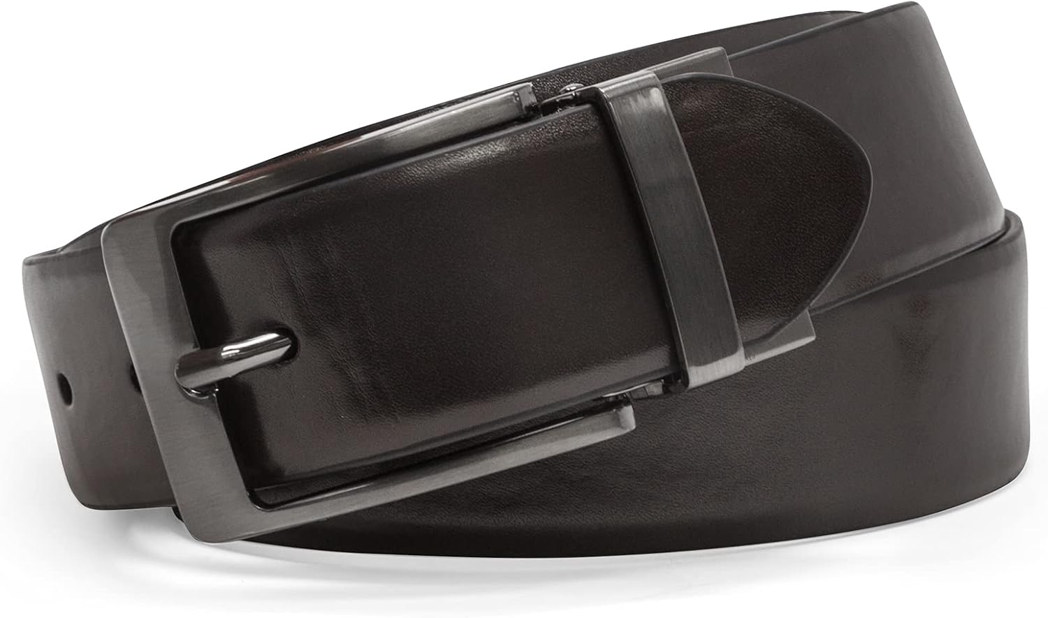 Steve Madden Men's Reversible Men's Dress Casual Every Day Leather Belt - Image 2