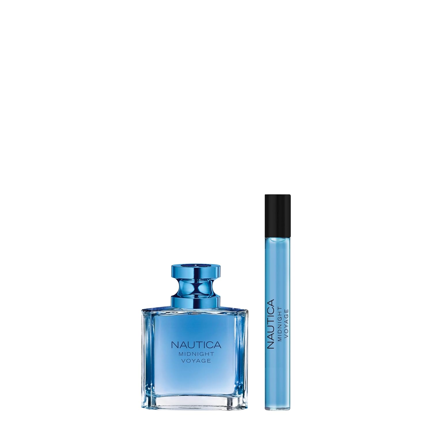 Nautica Midnight Voyage Giftset, 1.6oz EDT + 0.33 fl oz Pen Spray, Notes of Pink Pepper, Amber, and Mint, Men's Fragrance, Long Lasting, Everyday Fragrance, Travel Size - Image 2